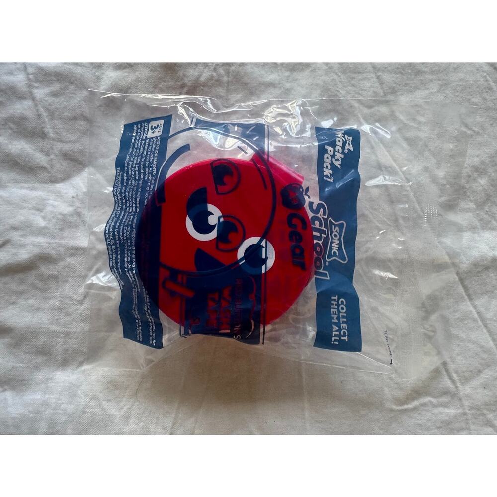NEW Sonic Wacky Pack Red Buttons Washi Tape in case School Gear Collect them all